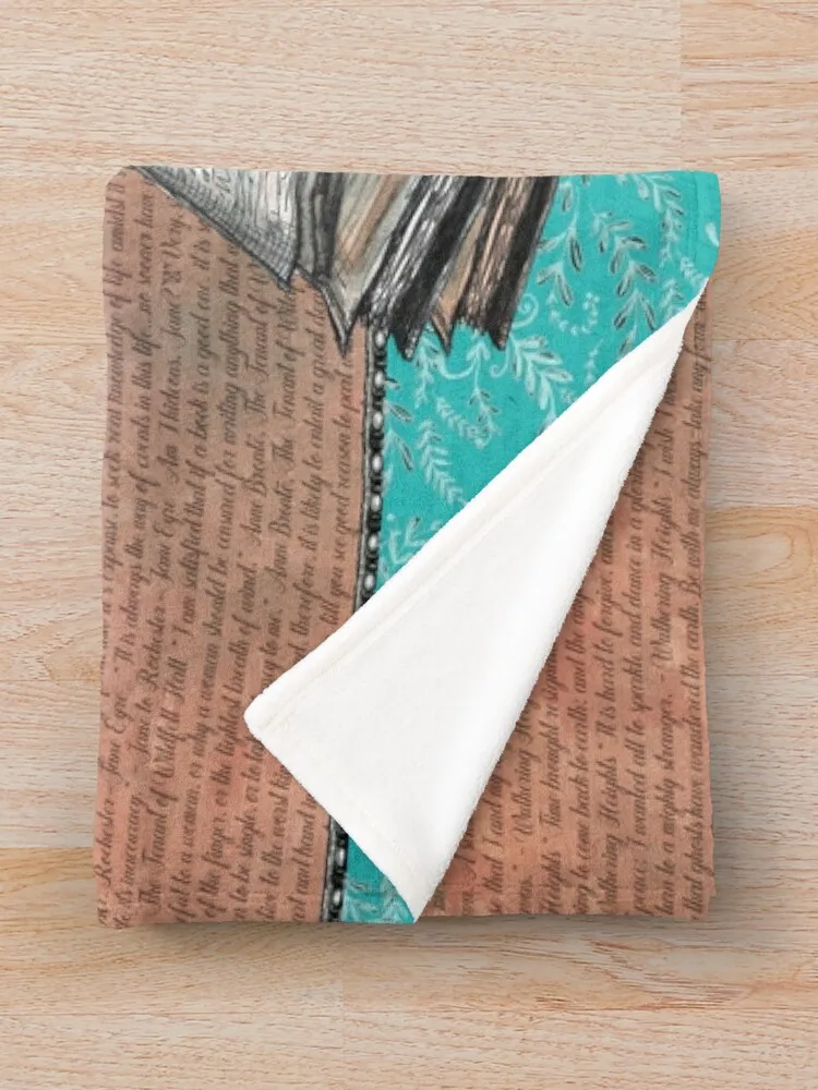 Книжный клуб The Bronte Sisters - Charlotte Emily Плед Anne Пляжные многофункциональные одеяла