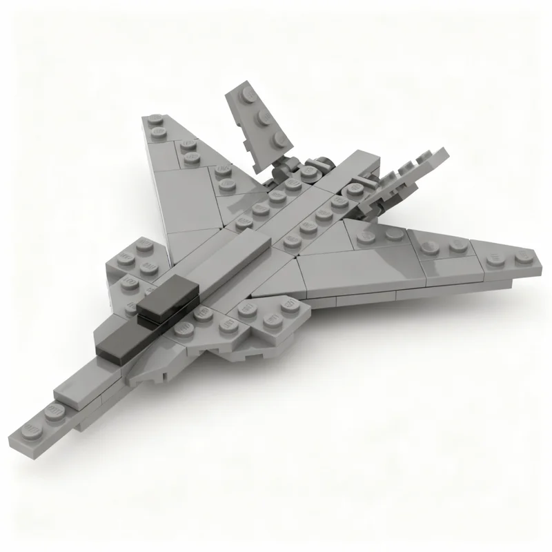 Фото 162 детали MOC XFA Ace Combat 1: Модель для сборки в масштабе, конструктор, подарки на фестиваль, креативная идея, развивающая игрушка, строительные блоки №4