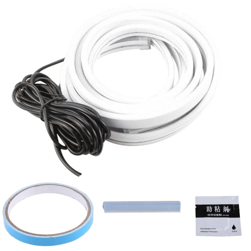 

J60F Flexible Daytime Running Light Strip CarHood Decorative LED Light Strip DRL Lamp 12V 10W Bight Headlight