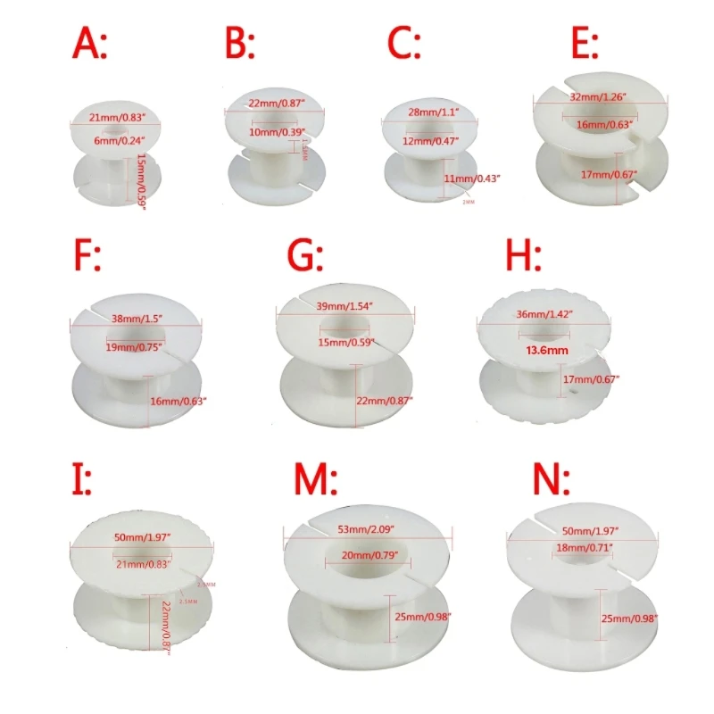 Круглая катушка с проволочной рамкой пластиковая бобина для индукторов DIY