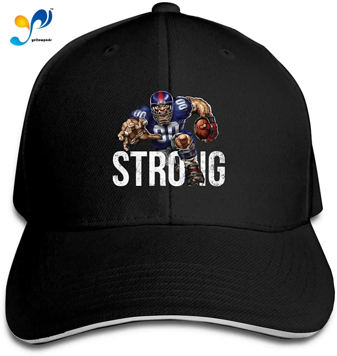 

Giant Fotball Strong Men Cotton Classic Baseball Cap Adjustable Size