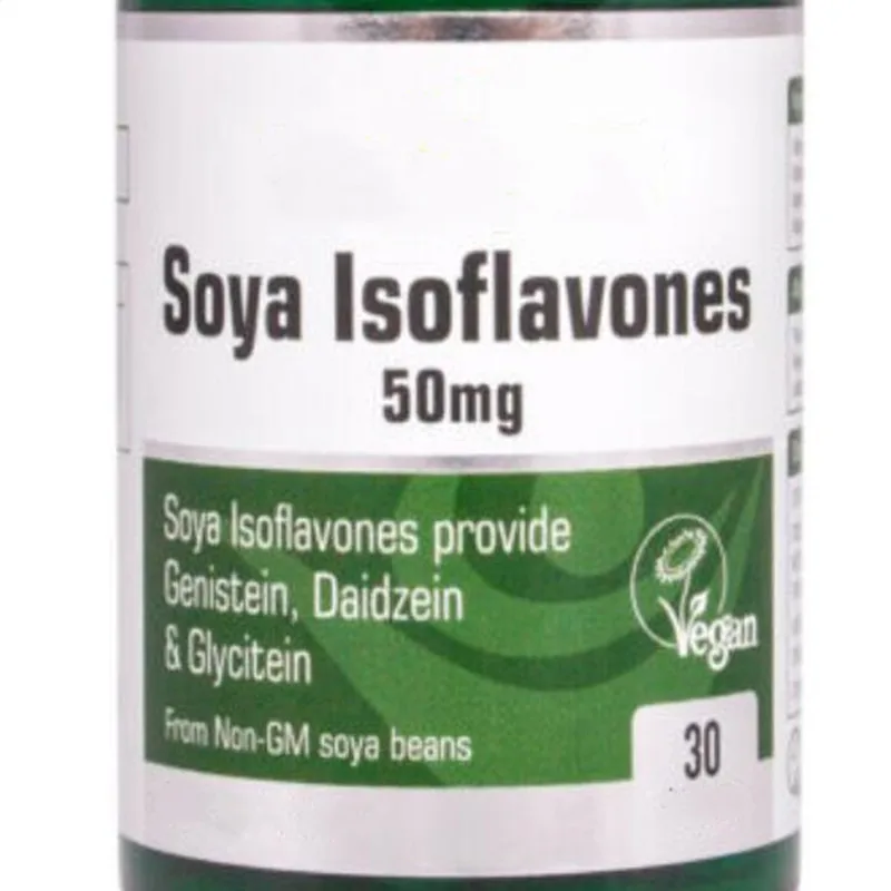 

Soya Isoflavones provides a phytoestrogen that helps maintain health during menopause and prevents osteoporosis 1bottle=30p