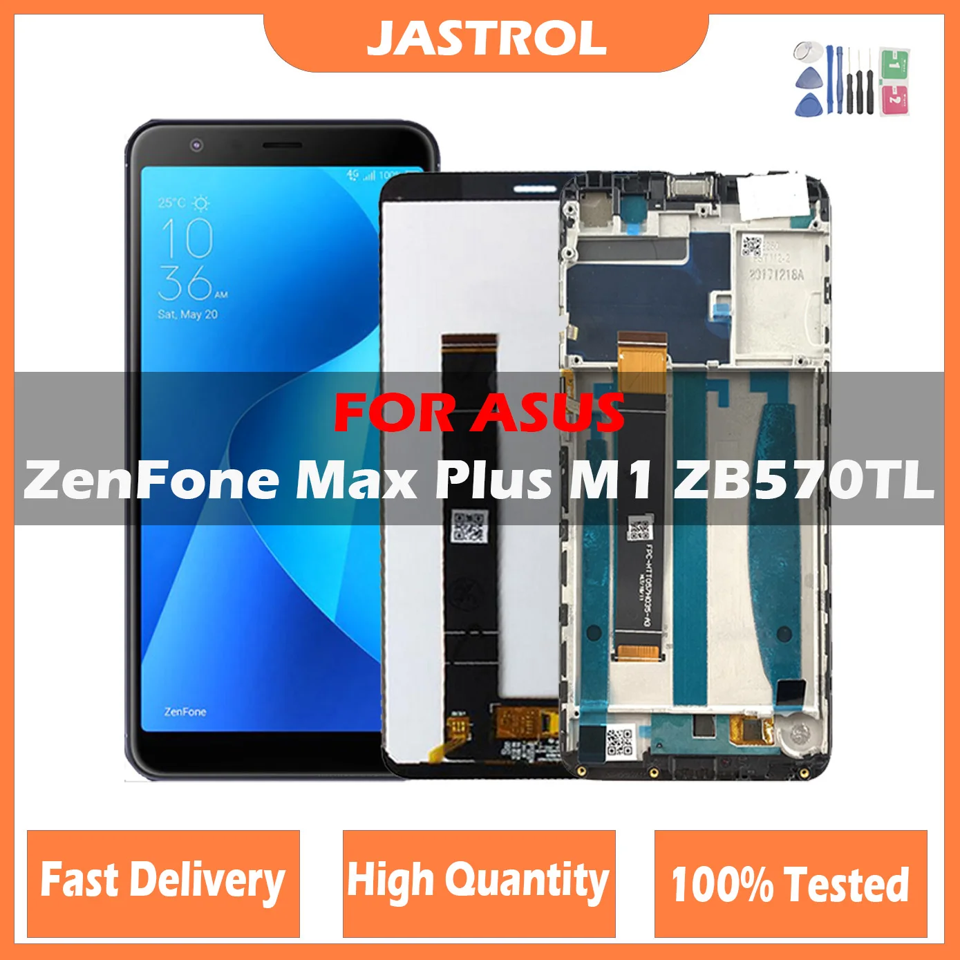 ЖК-дисплей 5,7 дюйма для ASUS ZenFone Max Plus M1 ZB570TL X018DC X018D, ЖК-дисплей, сенсорный экран, дигитайзер, датчик, стекло в сборе с рамкой