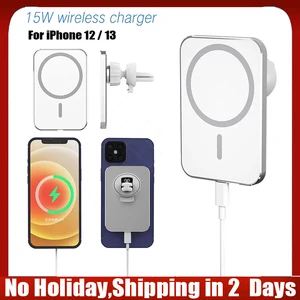 15w wireless magnetic car charger airvent mount magnet phone car holder for iphone 13 12 pro max 12 mini free global shipping