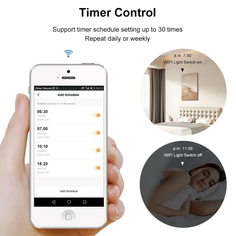 Tuya Zigbee Интеллектуальный трубчатый двигатель DC затвор для роликовой шторки