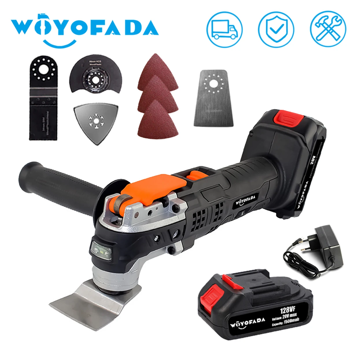 

Cordless Oscillating Multi function tool Electric Saw Trimmer Trimming Shovel Cutting Machine woodworking tool for Makita 18V