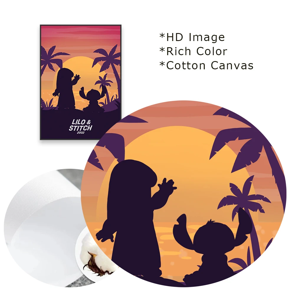 Диснеевские фильмы художественный плакат Aladdin настенное искусство Картина на