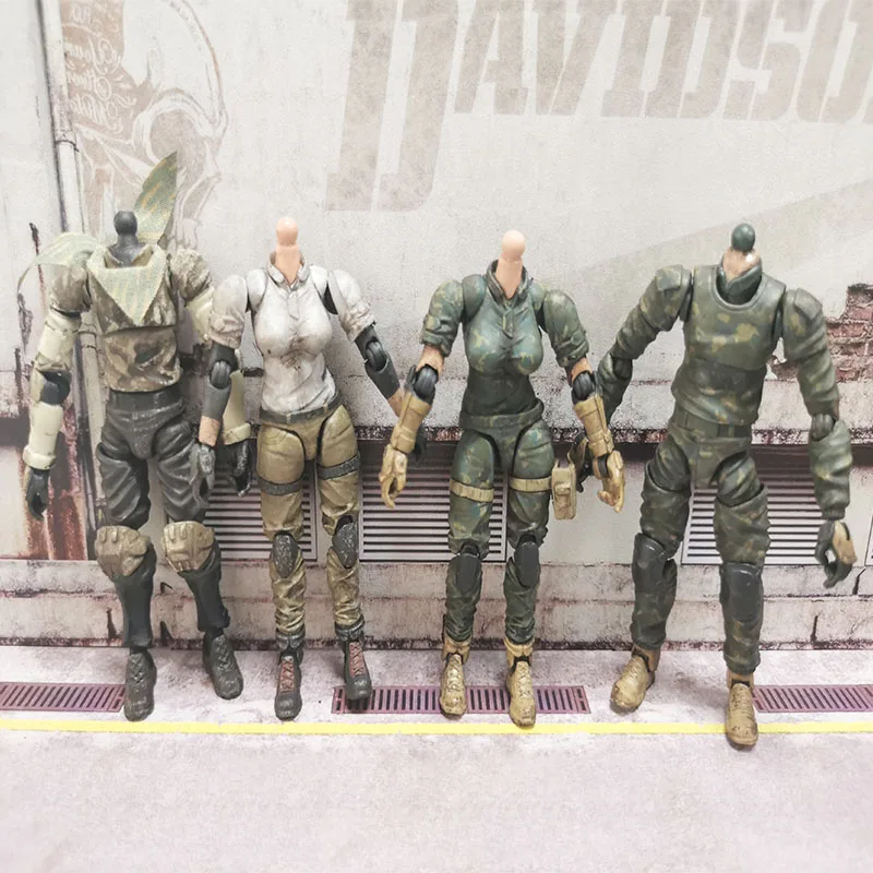

Acid Rain 1/18 Scale Soldier Body Costume Model For 3.75 Inch Action Figure Accessory Military Display DIY Toy