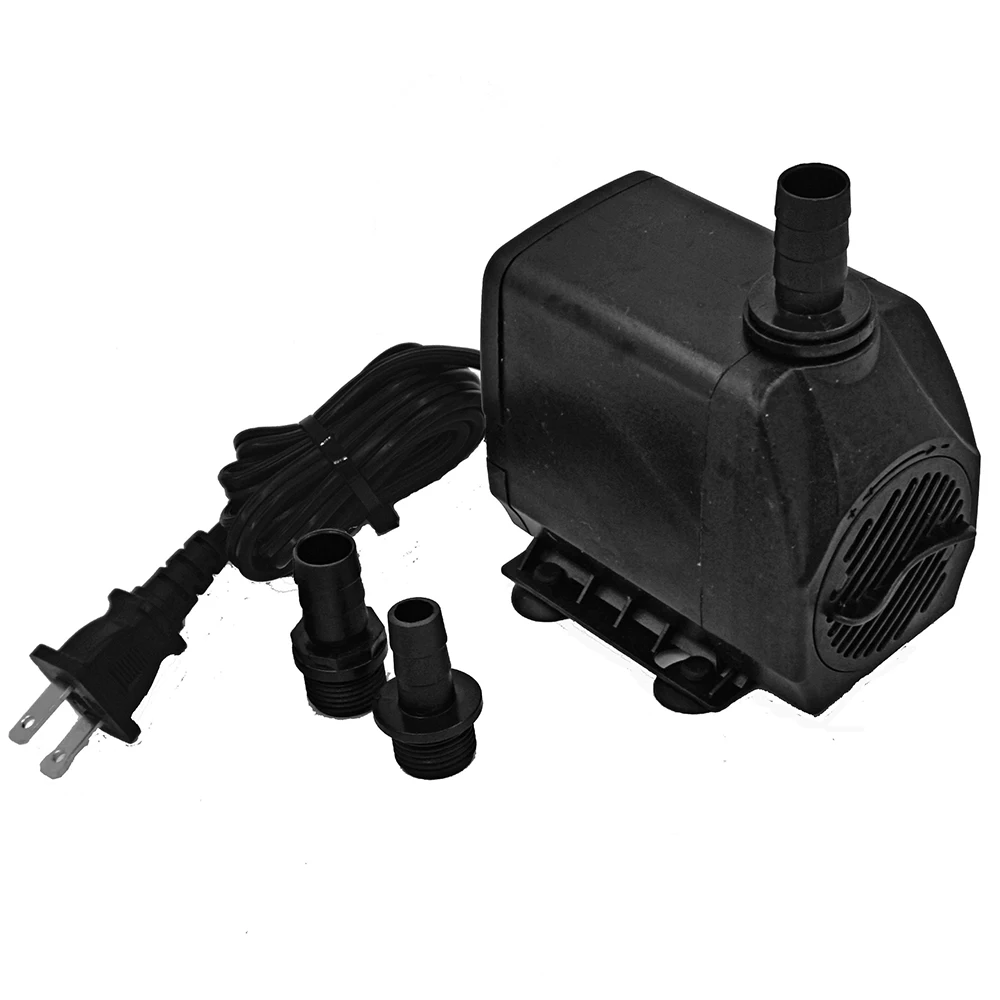 

35W Water Pump Fountain Filter Aquarium Submersible Quiet Water Pump Fish Pond Tank Fountain Side Suction Pump US Plug