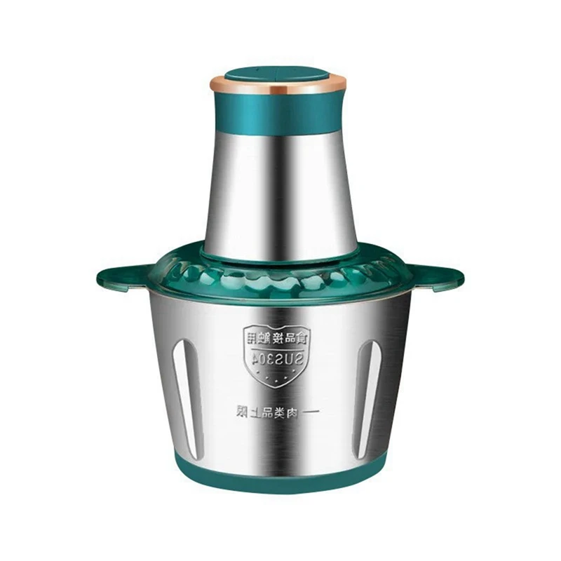 

1set 3L Electric Meat Mincer Grinder Vegetable Food Processor Chopper Kitchen Multifunction Stainless Steel Slicer Machine