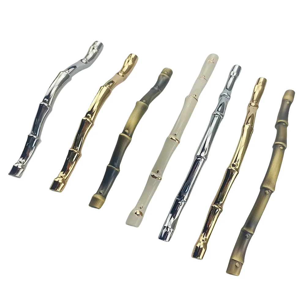 Бамбуковая ручка для мебели металлическая фурнитура золотая дверей кухонных