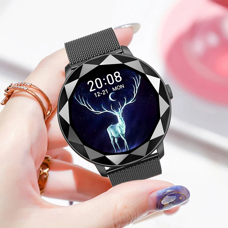 

YH8 Fashion Watches For Women Smart Watch Female Menstrual Cycle Reminder Blood Pressure Sleep Heart Rate Monitor Step Counter