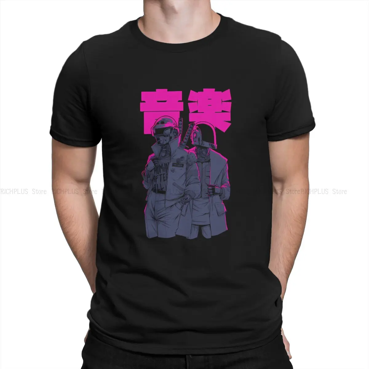 

Daft TShirt For Men Daft Punk Clothing Style T Shirt Comfortable