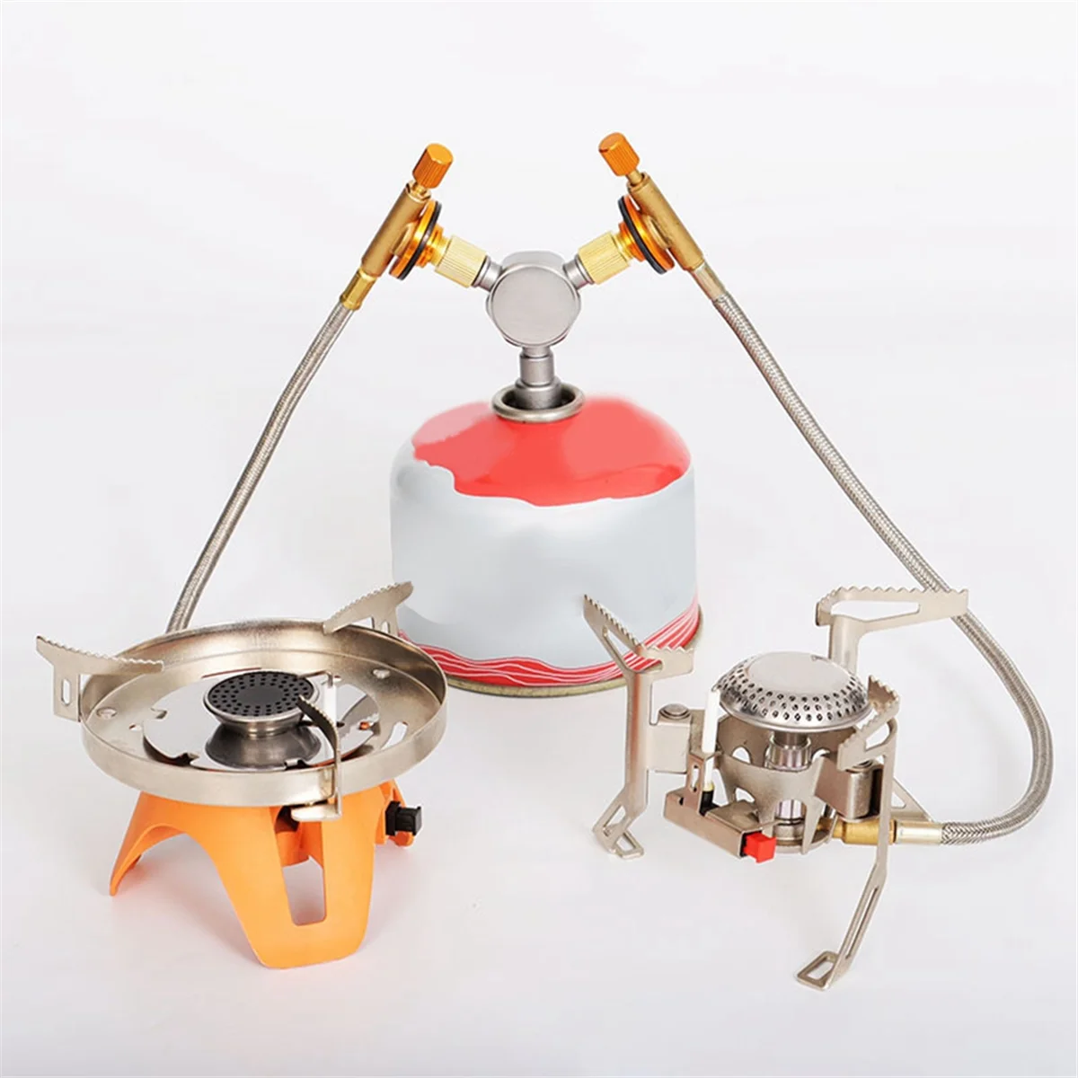 Распределитель бензобака для походной плиты преобразует 1-2 интерфейса