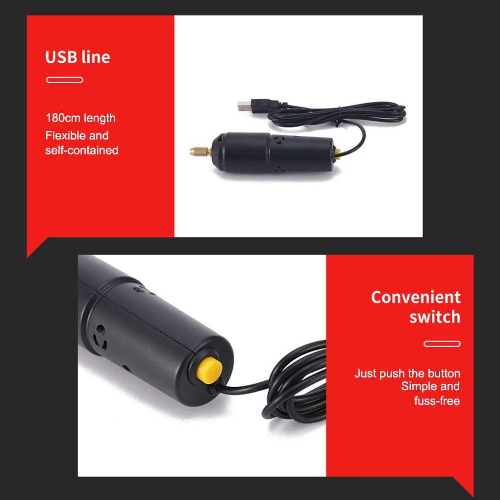 Мини USB сверло ручка сверла ремесленное дерево своими руками Изготовление