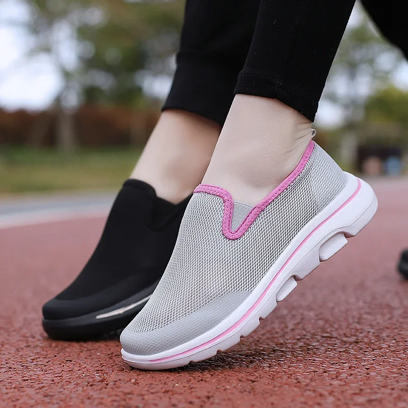 Brand Luxury Women's White Sneakers High Quality Shoes For Ladies Slip-On Summer 2024 Shose Tennis
