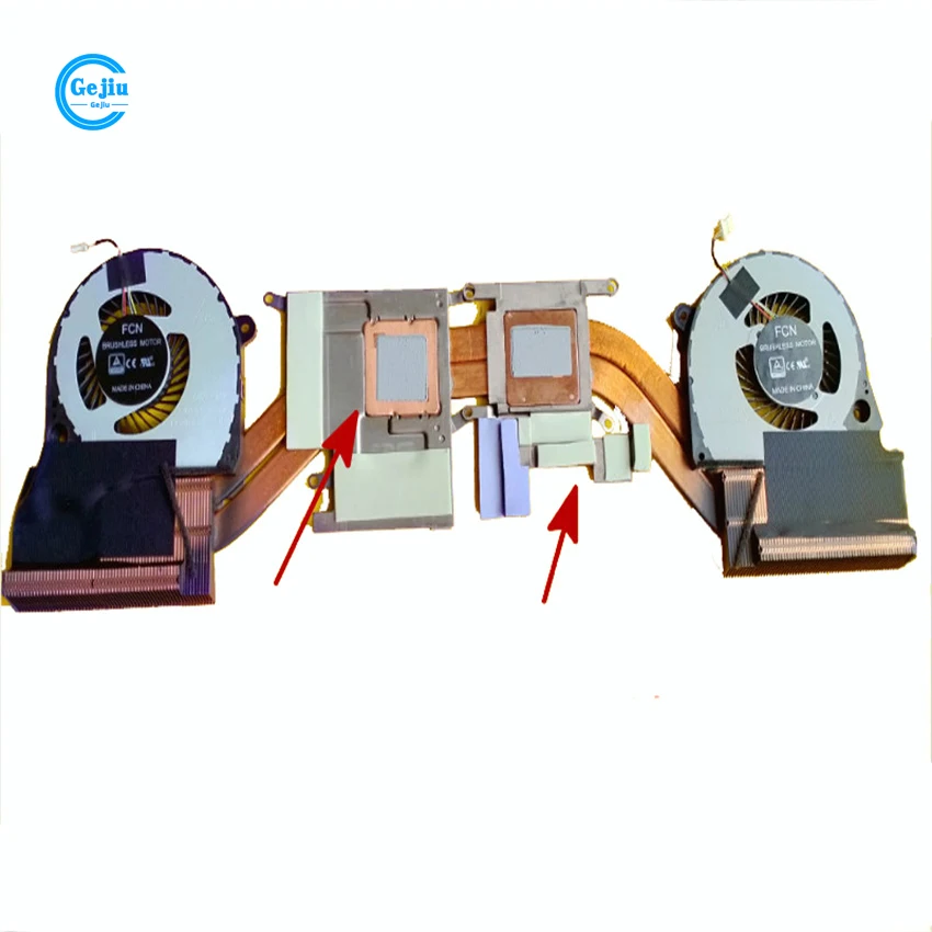 

NEORIGINAL Laptop CPU GPU Heatsink Cooling Fan 04MR2Y 0GCM5K For DELL inspiron 7577 7588