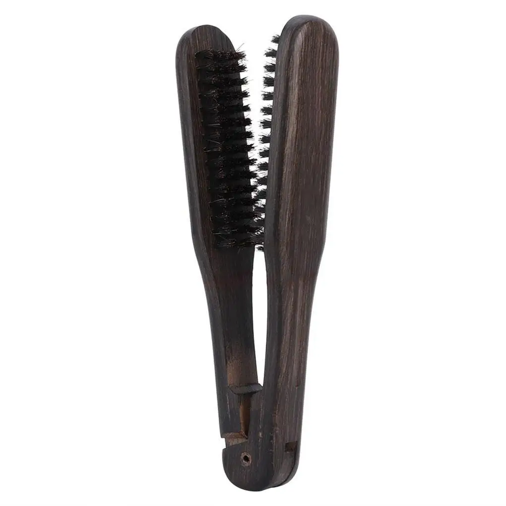 

Выпрямитель для волос профессиональный бытовой Дамский инструмент для укладки двойные щетки антистатический складной парикмахерский гребень магазин