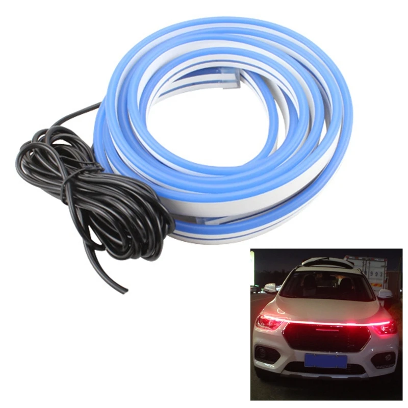 

180cm Length Waterproof Car Hood LED Light Strip Auto Daytime Running Light Through-type Front Headlight