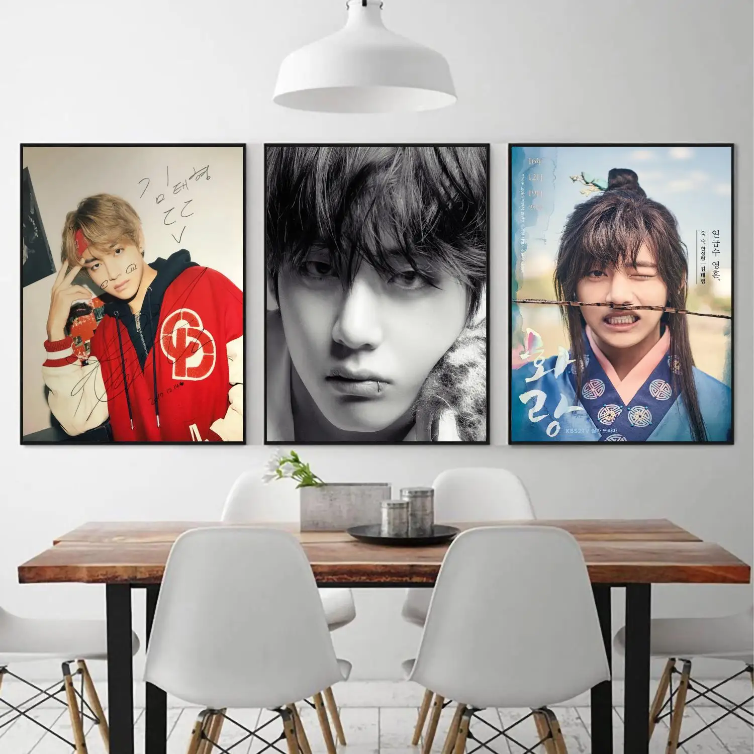 

Kim Taehyung poster 24x36 Wall Art Canvas Posters Decoration Art Poster Personalized Gift Modern Family bedroom Painting