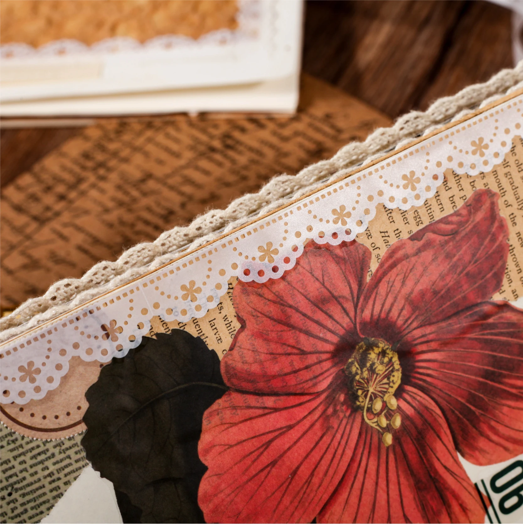 12 упаковок/лот декоративная свежая ПЭТ-лента серии Lott Lace