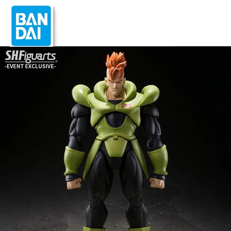

Original BANDAI PB BASE SPIRITS LIMITED 1/12 SHF Android 16 Action Figures Model Kit DBZ DRAGON BALL Z