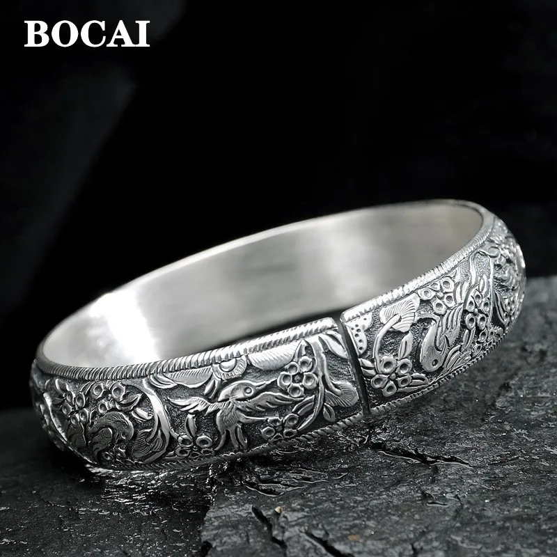 

Браслет женский из серебра 100% пробы в китайском стиле