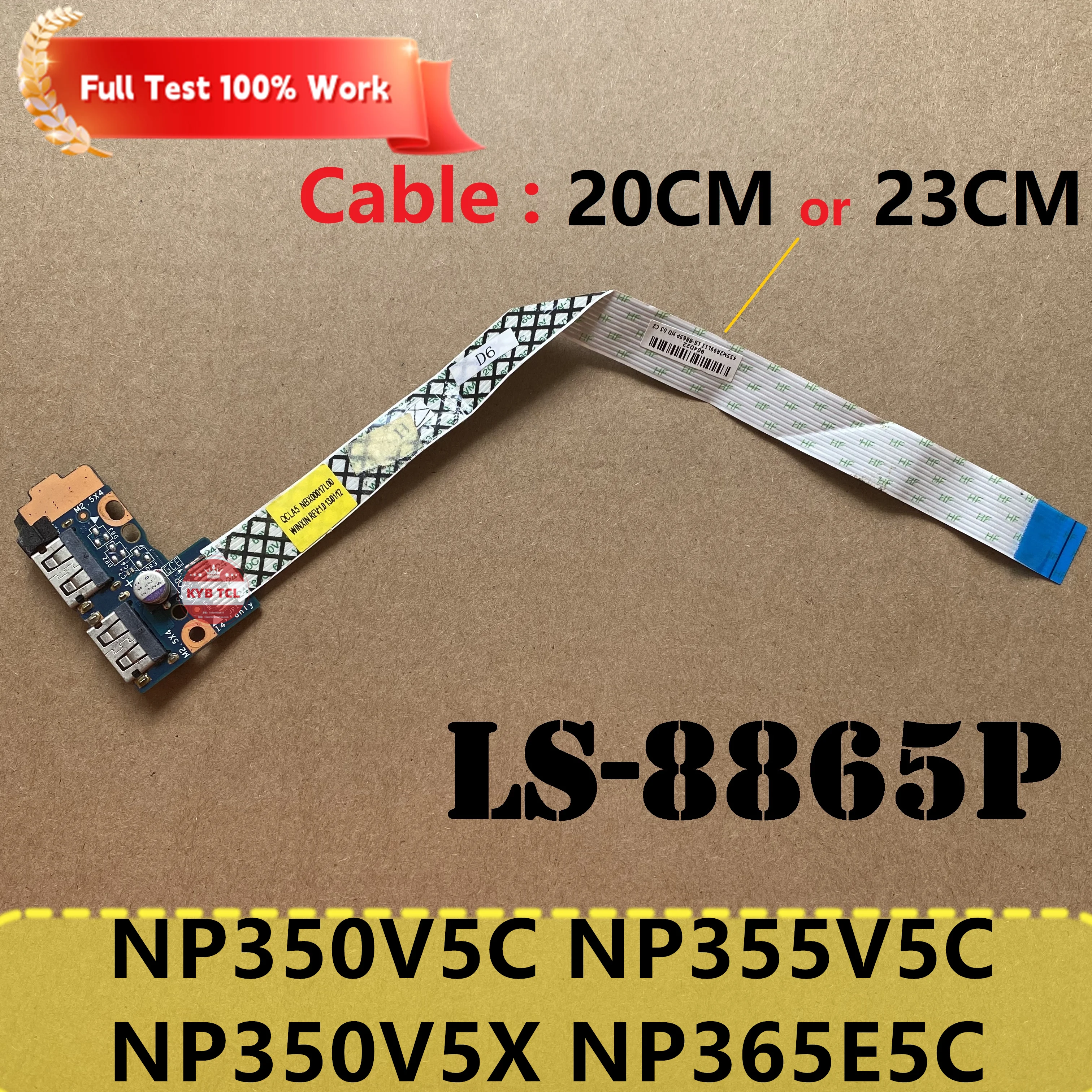 Samsung NP350V5C NP355V5C NP350V5X NP365E5C подлинный ноутбук кнопка питания USB платы выключатель платы w/ кабеля LS-8865P ноутбука