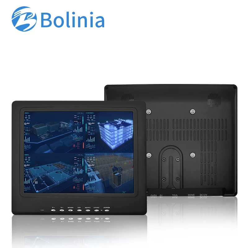 

Wholesale Price 9.7 Inch Resistive Touch Plastic Industrial LED Computer 1024*768 LCD With VGA Desktop Monitor