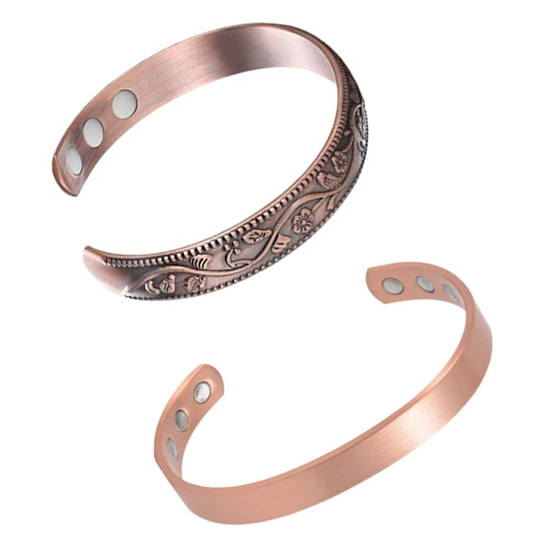 

41XF Magnet Bracelet for Women Men Pain Relief Strong Magnet Therapy Bangle Jewelry Gift Birthday Mothers Day Gift