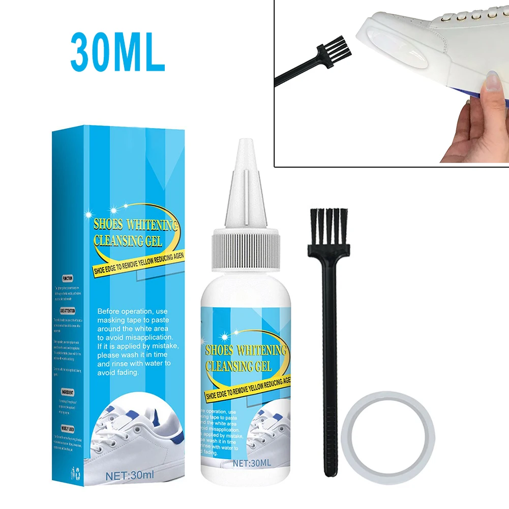 

White Shoes Cleaner Shoes Whitening Cleansing Gel Shoe Fast Acting Cleaner Foaming Stain Gel For Shoes Sneaker Remove Yellow