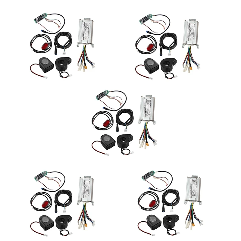 

5X 36V 350W 15A Motor Controller+Dashboard+Front/Rear Light Speed Controller For Xiaomi Scooter Electric Bicycle E-Bike