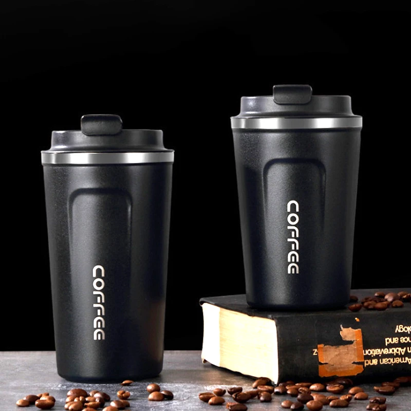 

New Stainless Steel Instant Coffee Thermos Mug 380-510ml Multipurpose Portable Car Vacuum Flasks Mate Camping Travel Thermal Cup