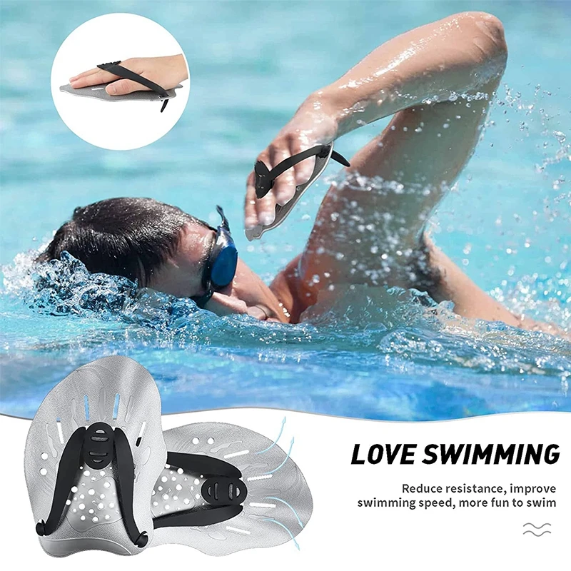 

Hand Webbed Gloves Training For Men Women Kids Diving Gloves Fin Flipper Learn Swimming Paddles Swimming Hand Paddles