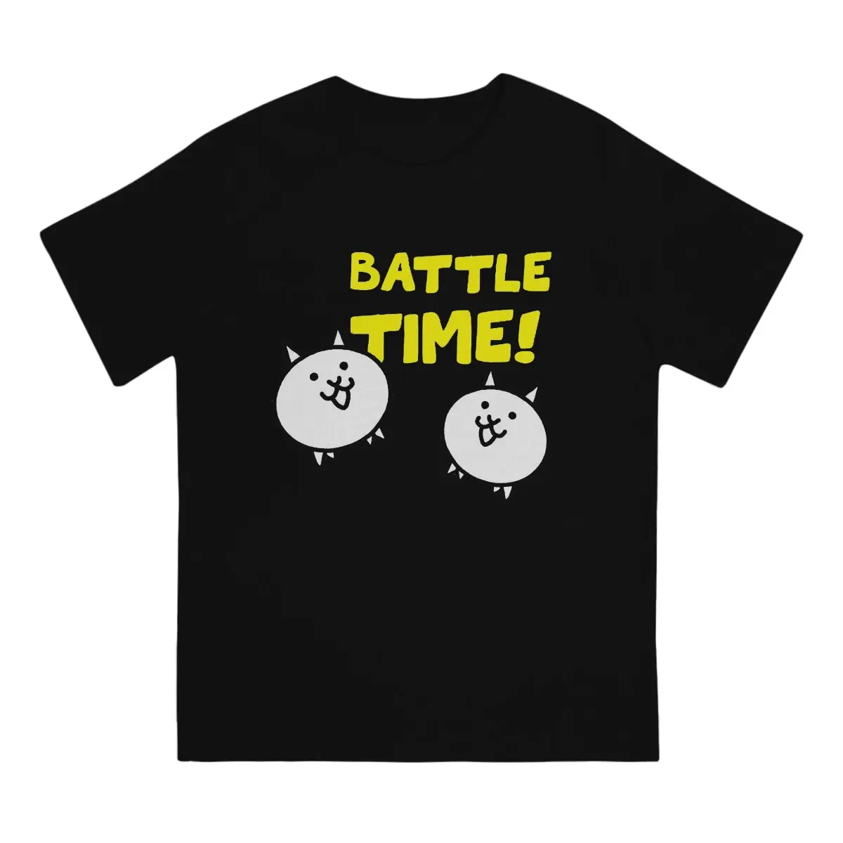 

Essential T-Shirt Men The Battle Cats Cat Game Funny Cotton Tee Shirt Crewneck Short Sleeve T Shirt Graphic Clothing
