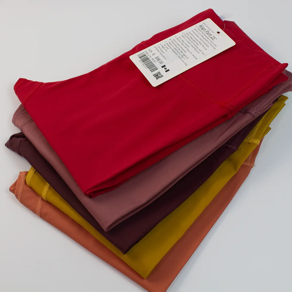 Женские спортивные обтягивающие штаны Lulu для йоги с высокой талией сексуальные