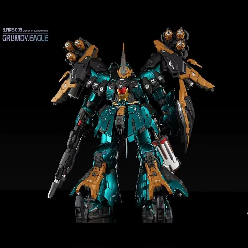 CREATION BY BLENDER.NUCLEUS S.FIRE-003 1/72 GRUMDY EAGLE JAGD DOGA Alloy Die Casting Frame Model Action Toy Figures Anime Gift