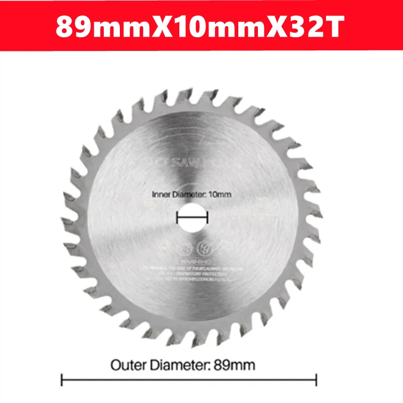 Диск циркулярной пилы JWXZ TCT 89x10 мм