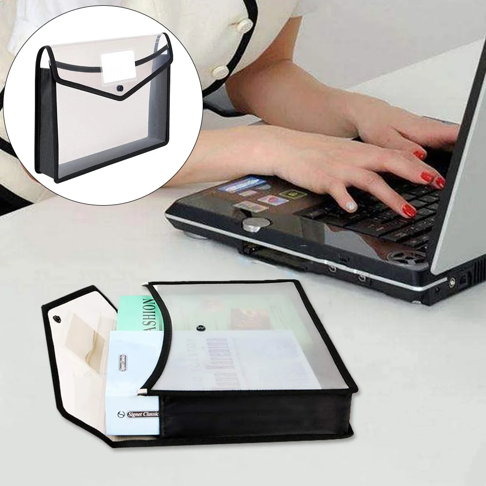 

Держатель для файлов, пластиковая папка для документов, прозрачный расширяющийся бумажник, конверт A4, бумажники для файлов