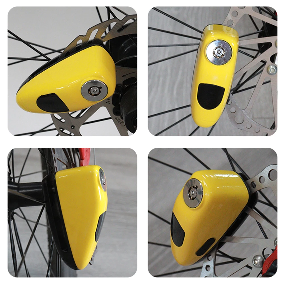 

Водонепроницаемая защита от кражи велосипедная сигнализация дисковые тормозные замки с 2 ключами Электрический велосипед Мотоцикл Флэш-за...