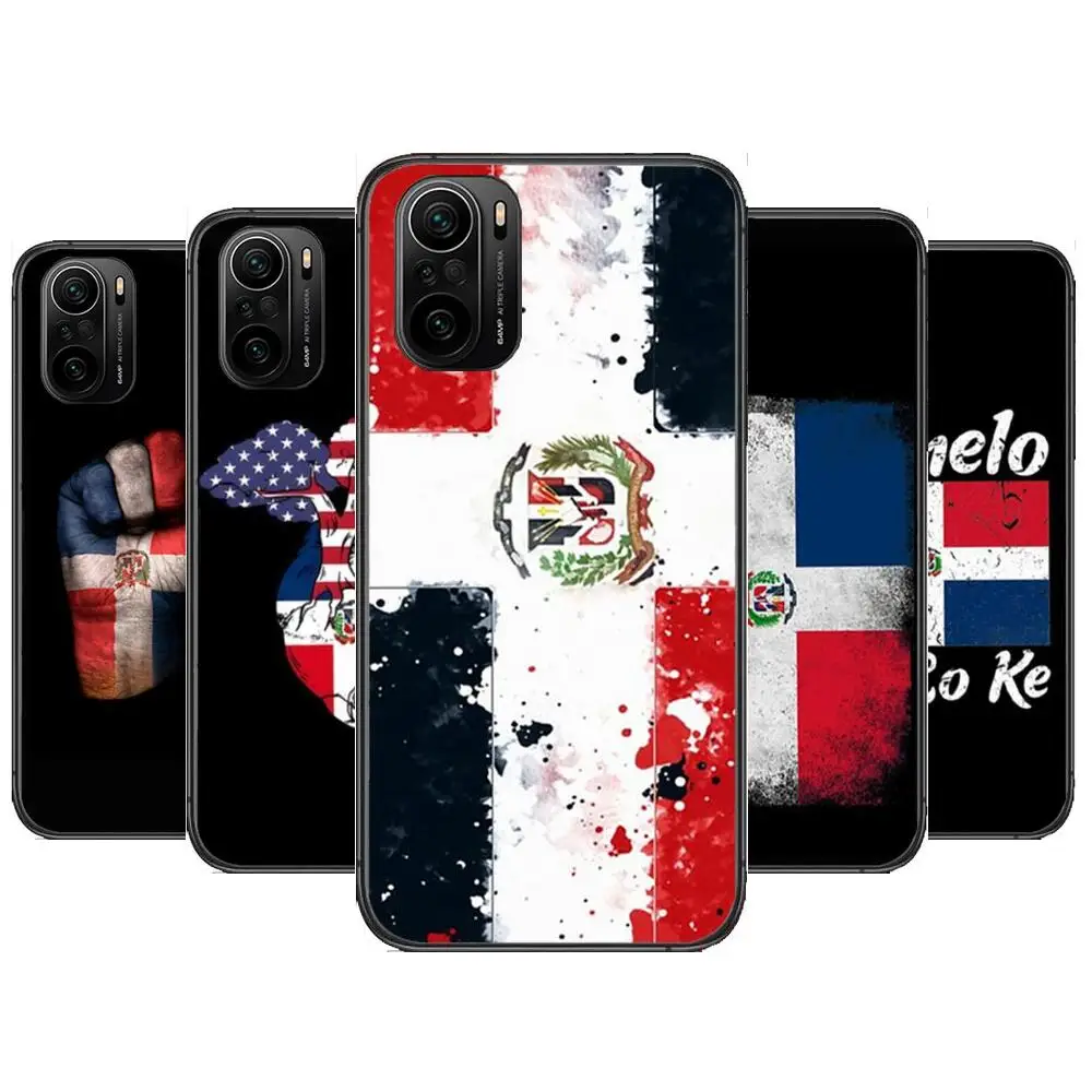 

Dominican Republic Flag Phone Case For xiaomi redmi POCO F1 F2 F3 X3 Pro M3 9C 10T Lite NFC Black Cover Silicone Back Prett mi 1