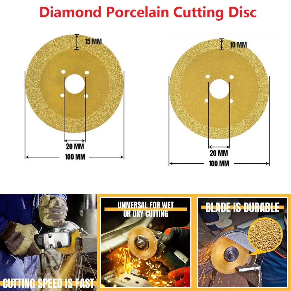 

Super Fine Diamond Circular Saw Blade Angle Grinder Cutting Disc 100mm For Porcelain Concrete Granit Ceramic Tiles Marble Cutter