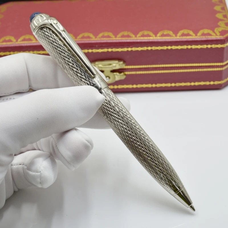 Шариковая ручка серебряная/черная