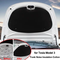 front trunk sound proof for tesla model 3 trunk noise insulation cotton pad hood sound redunction cover protection accessories
