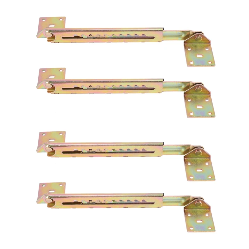 

2 Pair Angle Lifting Rod Desk 10 Gear Adjusting Hinge Angle Hinge WITH Bracket