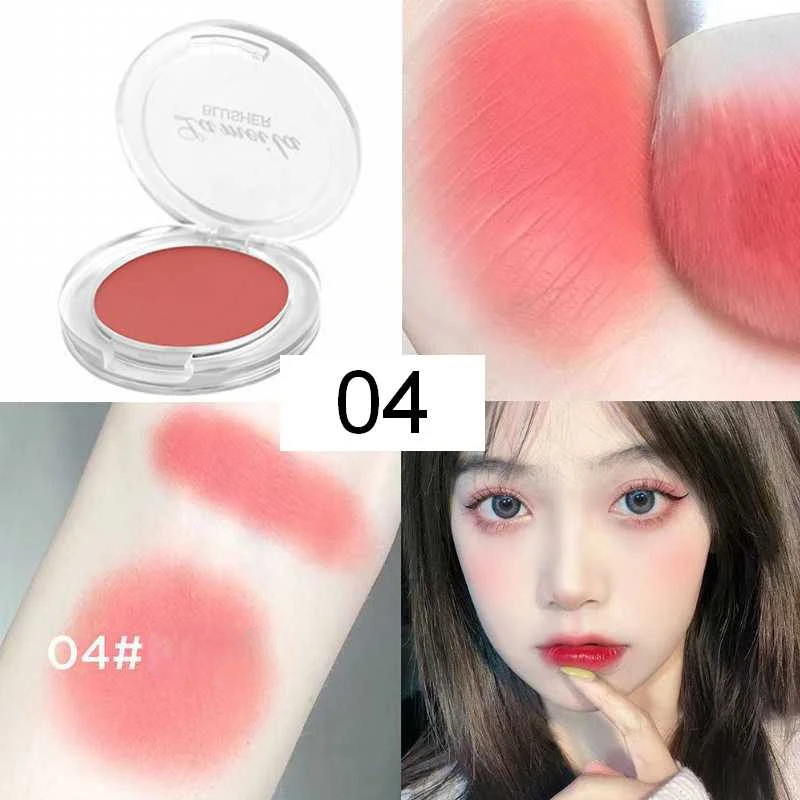 Girl Blush Peach Cream Makeup Blush Palette Cheek Contour Blush Cosmetics Blusher Cream Makeup Rouge Cheek Tint Blush New