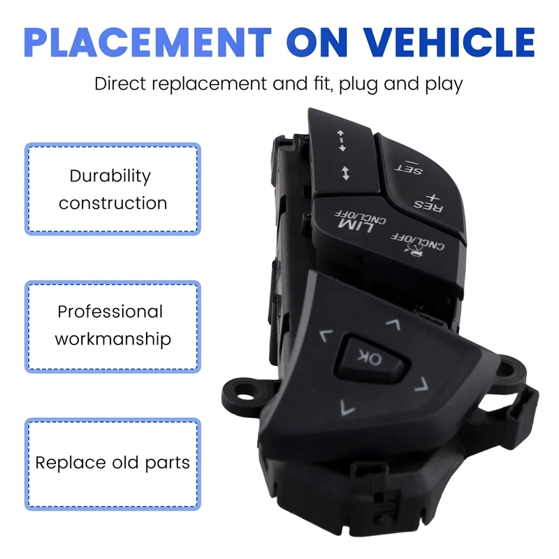 Автомобильный руль кнопка круиз-контроля в сборе многофункциональный