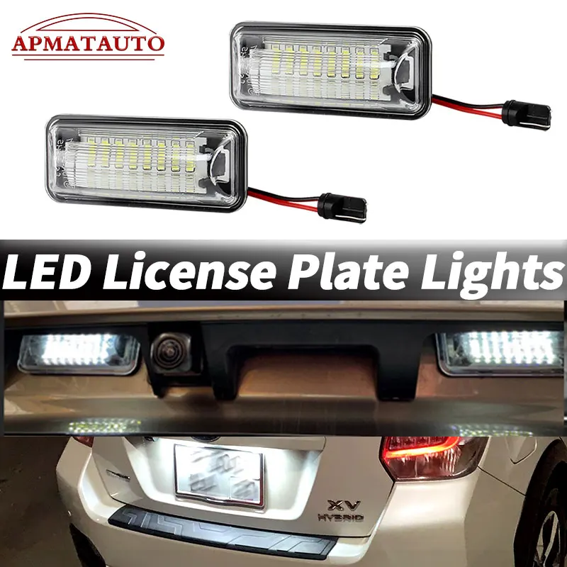 

2 шт./компл. светодиодная лампа освещения номерного знака для Subaru Forester Impreza Legacy BRZ WRX XV Crosstrek TOYOTA FT86 GT86 Scion FR-S