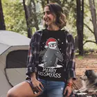 Футболка с надписью Kiss My Ass, пингвин, Счастливого поцелуя, Рождество, свитер, футболка, уличная мода, большая женская футболка, женская футболка