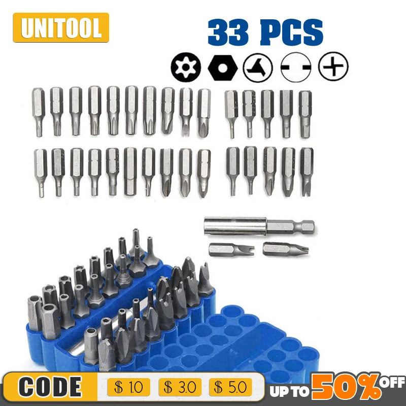 

33 шт., высокое качество, крепкая отвертка Torx, набор головок, отвертка торкс, отвертка, звездочка, шестигранный держатель, стержень, DIY ручные инструменты